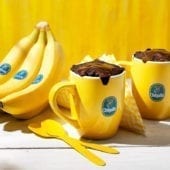 Chiquita banana mug brownie